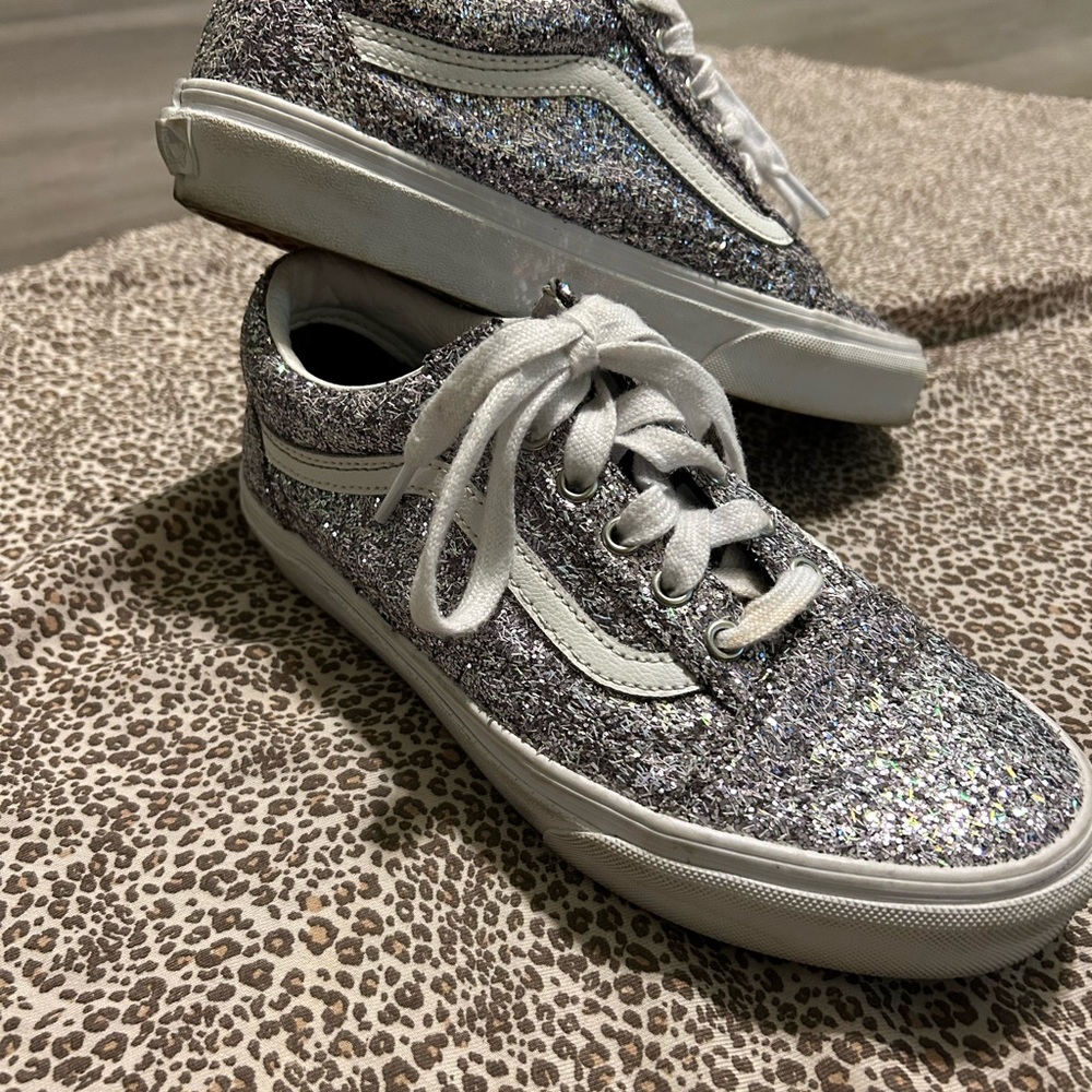 Vans Old Skool Silver Sparkle